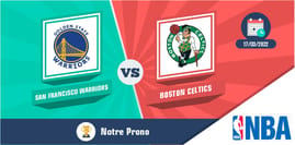 Pronostic boston celtics golden state warriors