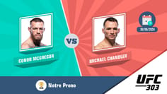 Pronostic conor mcgregor michael chandler