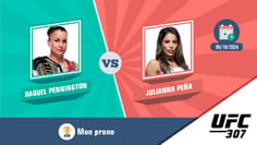 Pronostic raquel pennington julianna pena