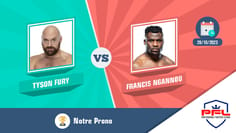 Pronostic tyson fury francis ngannou