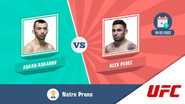 Pronostic askar askarov vs alex perez