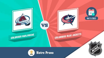 Pronostic avalanche blue jackets