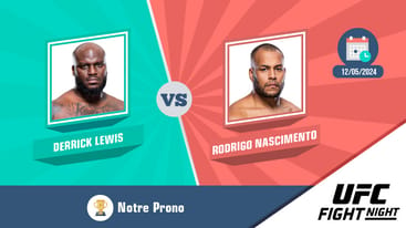 Pronostic derrick lewis rodrigo nascimento