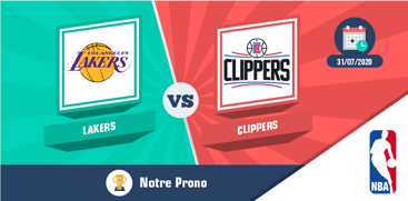 Pronostic lakers clippers