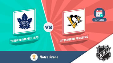 Pronostic toronto maple leafs pittsburgh penguins