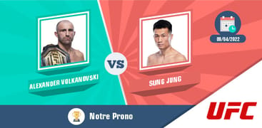 Pronostic volkanovski sung jung